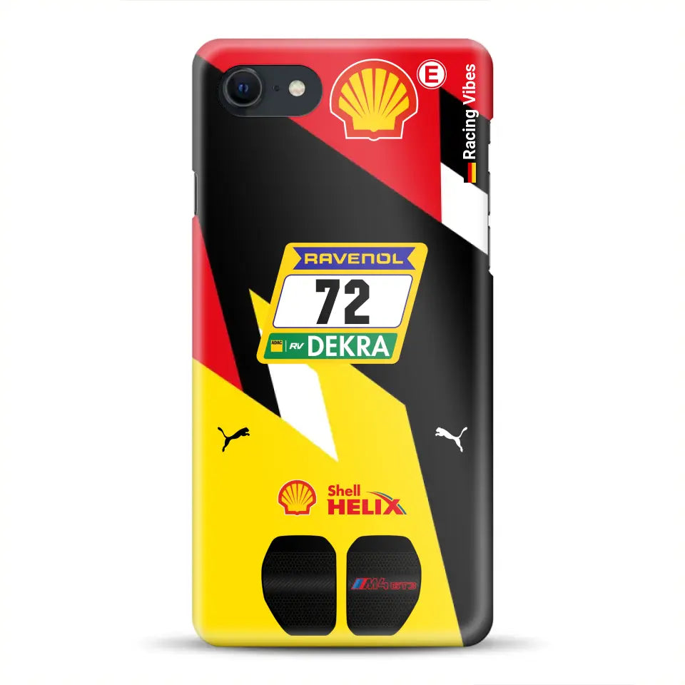 RMG M4 GT3 #72 Nürburgring 24h Qualifiers 2024 Livery - Customized Hardcase Cover for iPhone