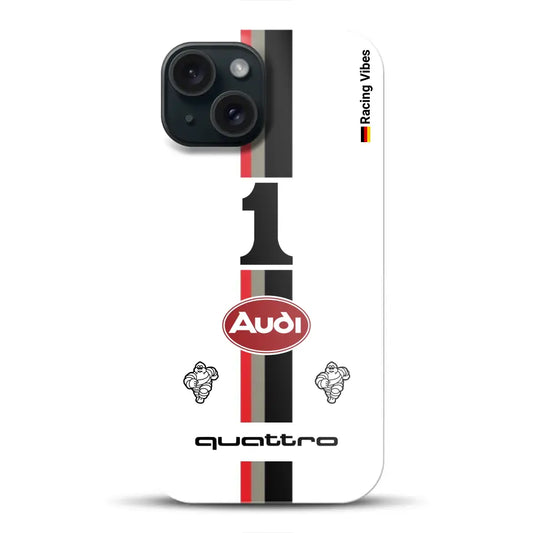 Audi Quattro S1 E2 Pikes Peak Livery - Individuelle Hardcase Hülle für iPhone