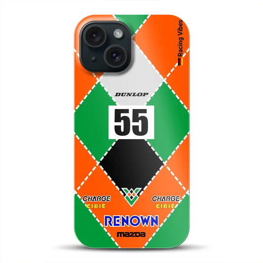 787B 1991 24h Sieger Livery - Individuelle Hardcase Hülle für iPhone