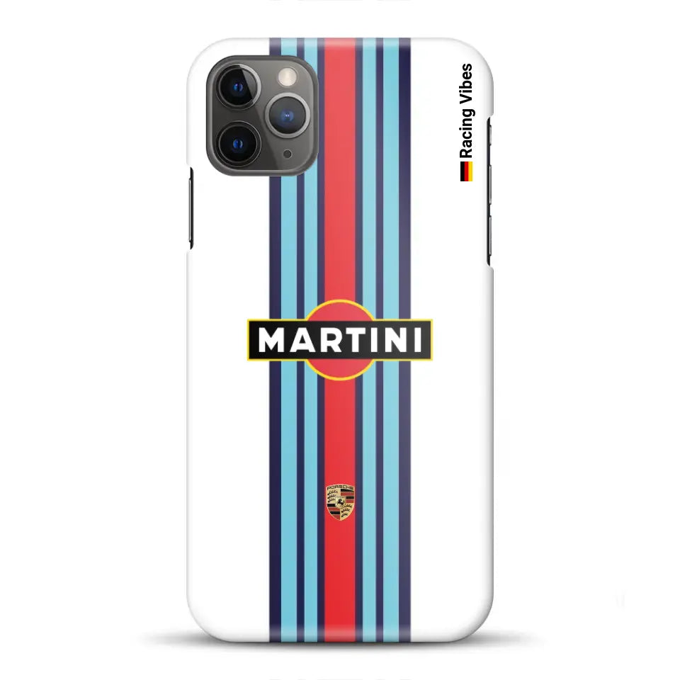 Martini Porsche Livery #1 - Customized hard case for iPhone