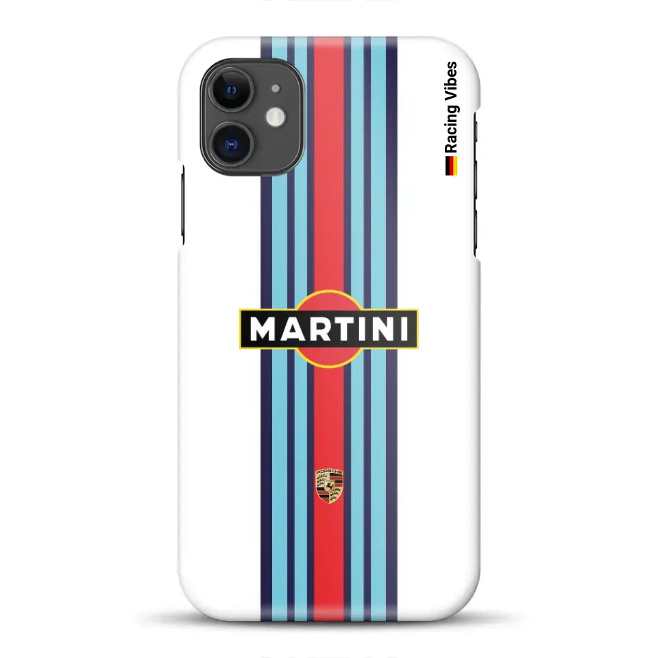 Martini Porsche Livery #1 - Customized hard case for iPhone