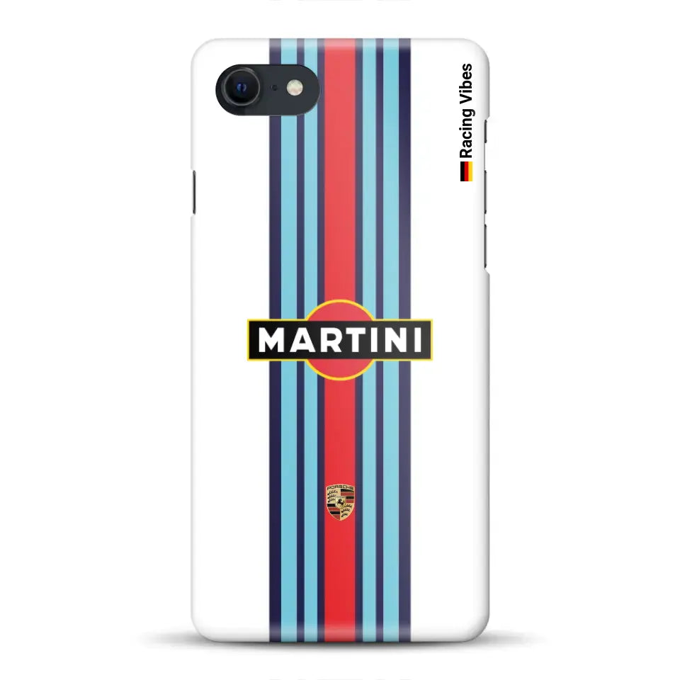 Martini Porsche Livery #1 - Customized hard case for iPhone