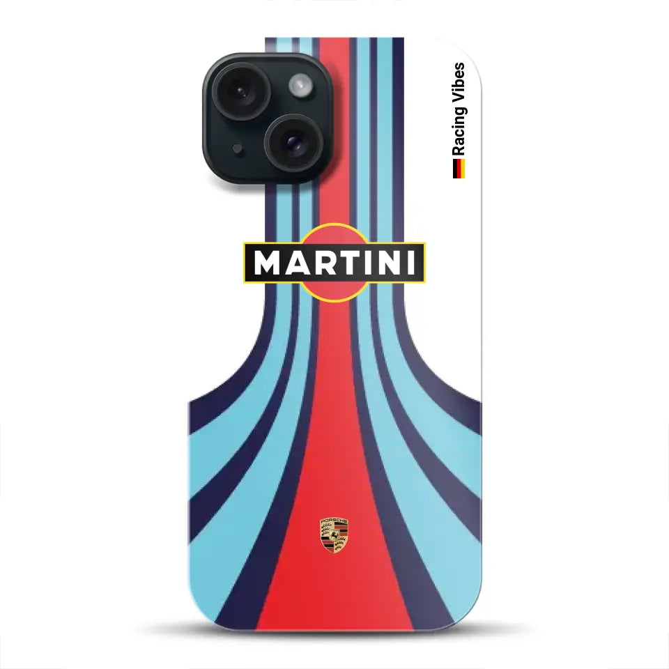 Martini Porsche Livery #1 - Customized hard case for iPhone