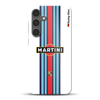 Martini Porsche Livery #1 - Individuelle Hardcase Hülle für Samsung