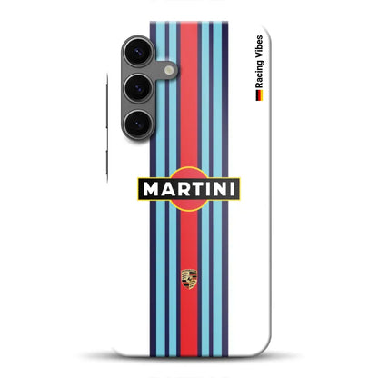 Martini Porsche Livery #1 - Individuelle Hardcase Hülle für Samsung