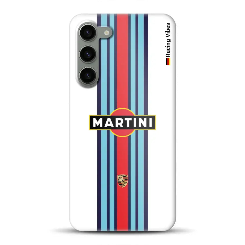 Martini Porsche Livery #1 - Individuelle Hardcase Hülle für Samsung