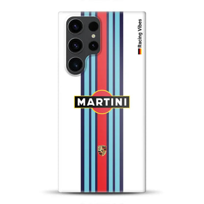 Martini Porsche Livery #1 - Individuelle Hardcase Hülle für Samsung