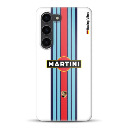 Martini Porsche Livery #1 - Individuelle Hardcase Hülle für Samsung