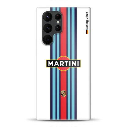 Martini Porsche Livery #1 - Individuelle Hardcase Hülle für Samsung