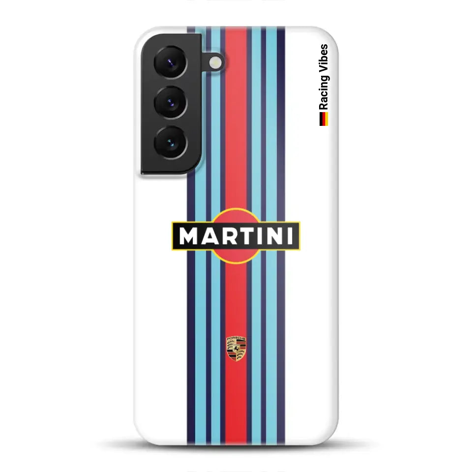 Martini Porsche Livery #1 - Individuelle Hardcase Hülle für Samsung