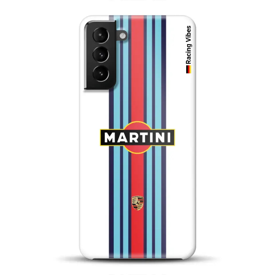 Martini Porsche Livery #1 - Customized hardcase cover for Samsung