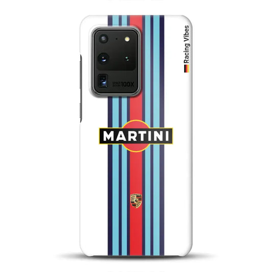 Martini Porsche Livery #1 - Individuelle Hardcase Hülle für Samsung