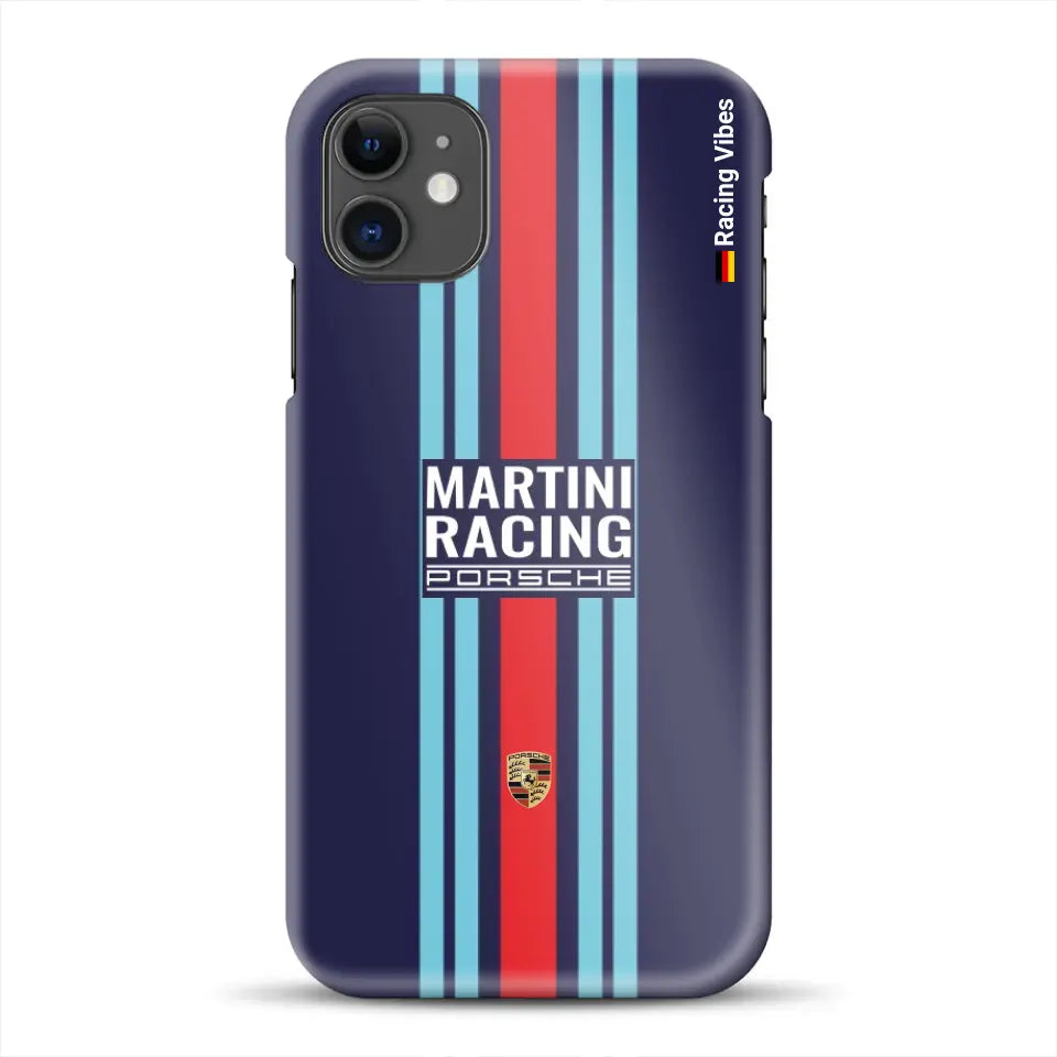 Martini Porsche Livery #2 - Customized hard case for iPhone