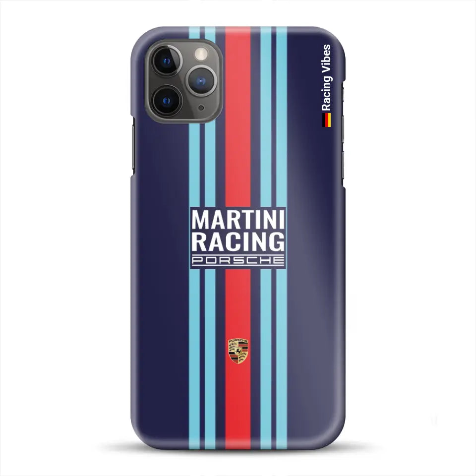 Martini Porsche Livery #2 - Customized hard case for iPhone