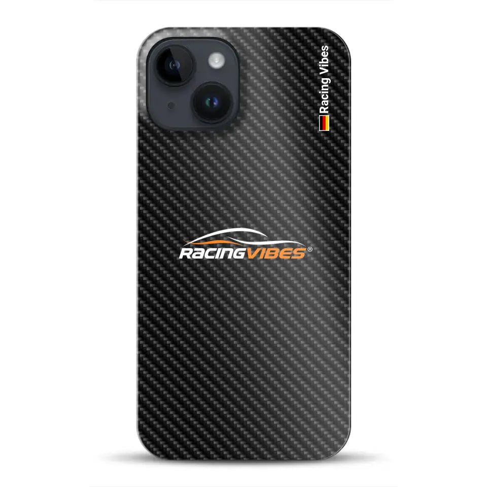 Carbon Style mit Logo Upload - Individuelle Hardcase Hülle für iPhone