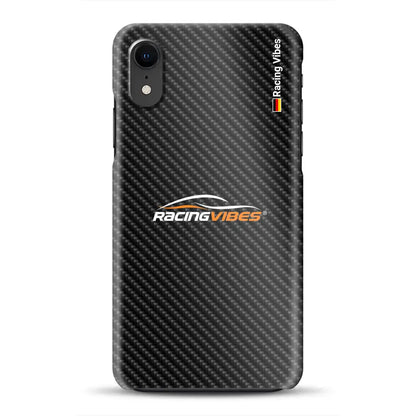 Carbon Style mit Logo Upload - Individuelle Hardcase Hülle für iPhone