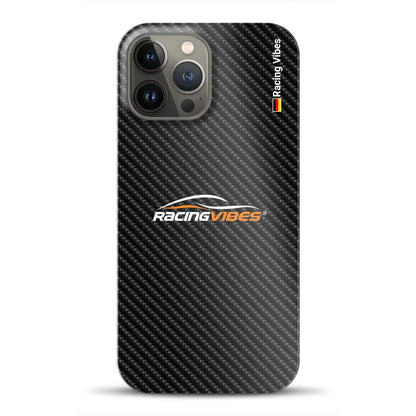 Carbon Style mit Logo Upload - Individuelle Hardcase Hülle für iPhone