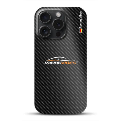 Carbon Style mit Logo Upload - Individuelle Hardcase Hülle für iPhone