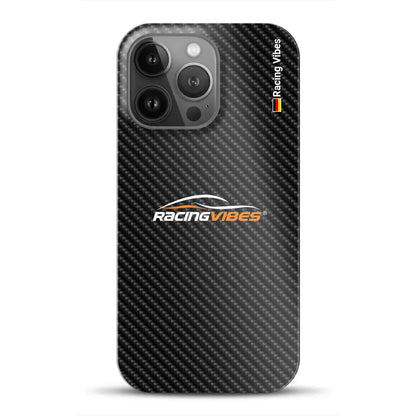 Carbon Style mit Logo Upload - Individuelle Hardcase Hülle für iPhone