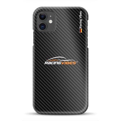 Carbon Style mit Logo Upload - Individuelle Hardcase Hülle für iPhone