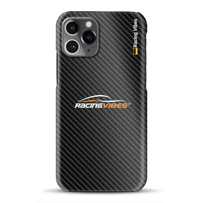 Carbon Style mit Logo Upload - Individuelle Hardcase Hülle für iPhone