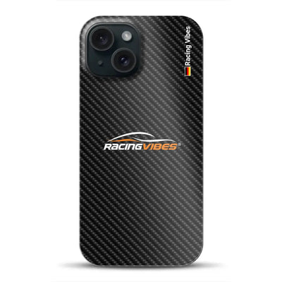 Stile carbonio mit Logo Upload -  Custodia rigida per iPhone