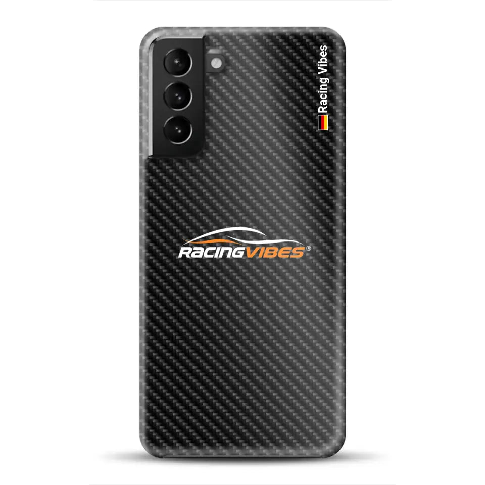 Carbon style with logo upload - Customized hardcase cover for Samsung