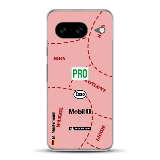 Pink Pig Porsche RSR Livery - Custom phone case for Google