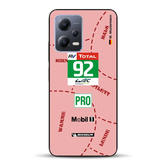 Pink Pig Porsche RSR Livery - Individuelle Handyhülle für Xiaomi