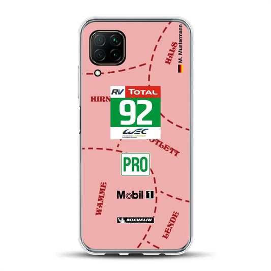 Pink Pig Porsche RSR Livery - Individuelle Handyhülle für Huawei