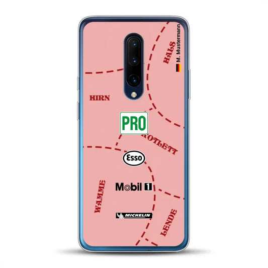 Pink Pig Porsche RSR Livery - Individuelle Handyhülle für OnePlus