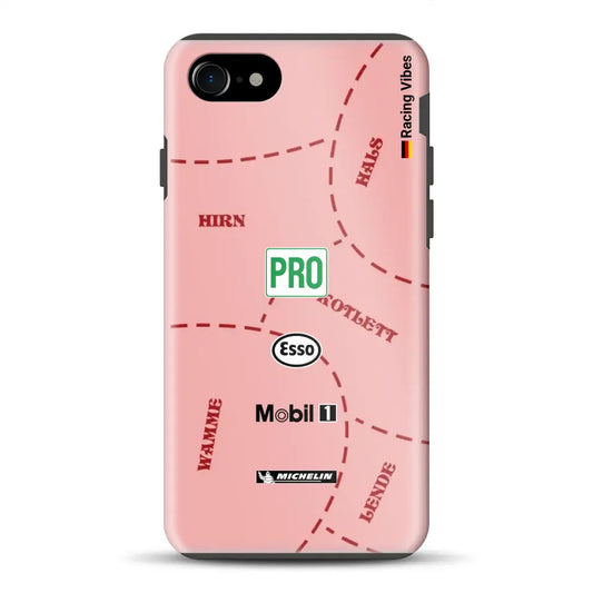 Pink Pig Porsche RSR Livery - Individuelle Premium Hülle für iPhone