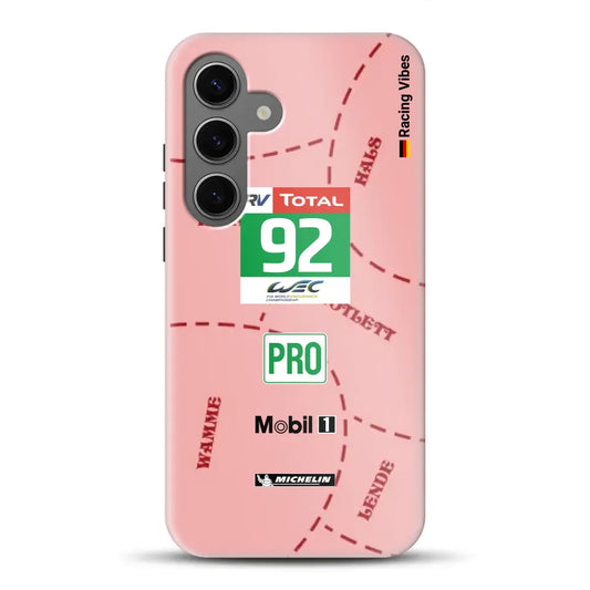 Pink Pig Porsche RSR Livery - Individuelle Premium Hülle für Samsung