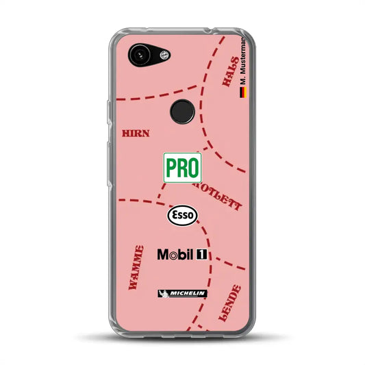 Pink Pig Porsche RSR Livery - Custom phone case for Google