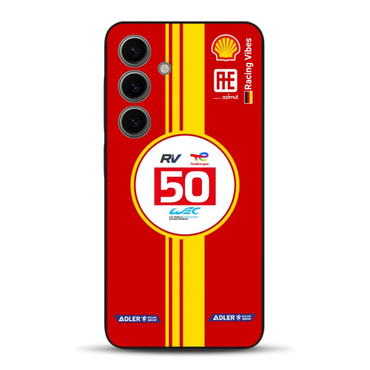 AF Corse 499P 2024 Livery - Custodia per cellulare personalizzata per Samsung