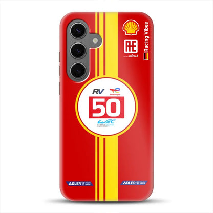 AF Corse 499P 2024 Livery – Custodia premium personalizzata per Samsung