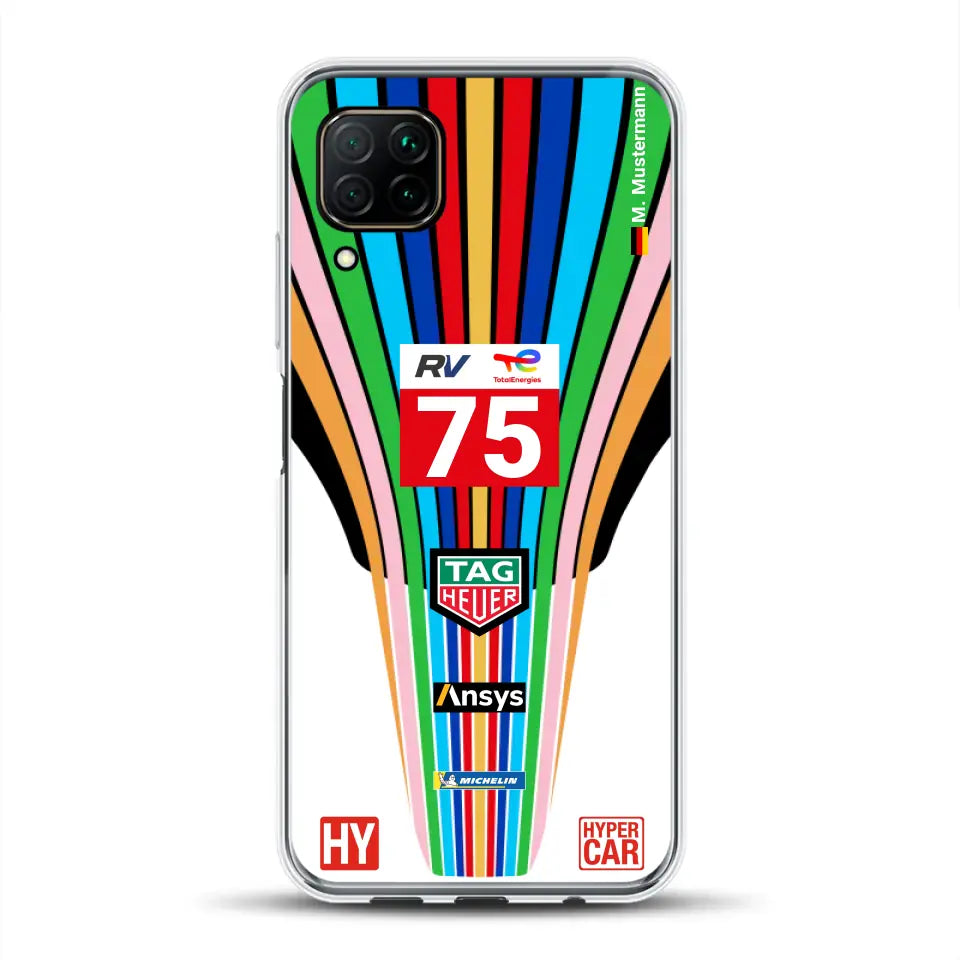 Porsche 963 #75 2023 Livery - Custodia per cellulare personalizzata per Huawei