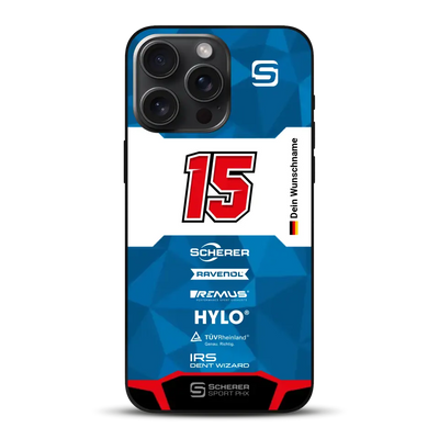 Scherer Sport PHX #15 24h Nürburgring 2024 Livery - Custodia per cellulare personalizzata per iPhone
