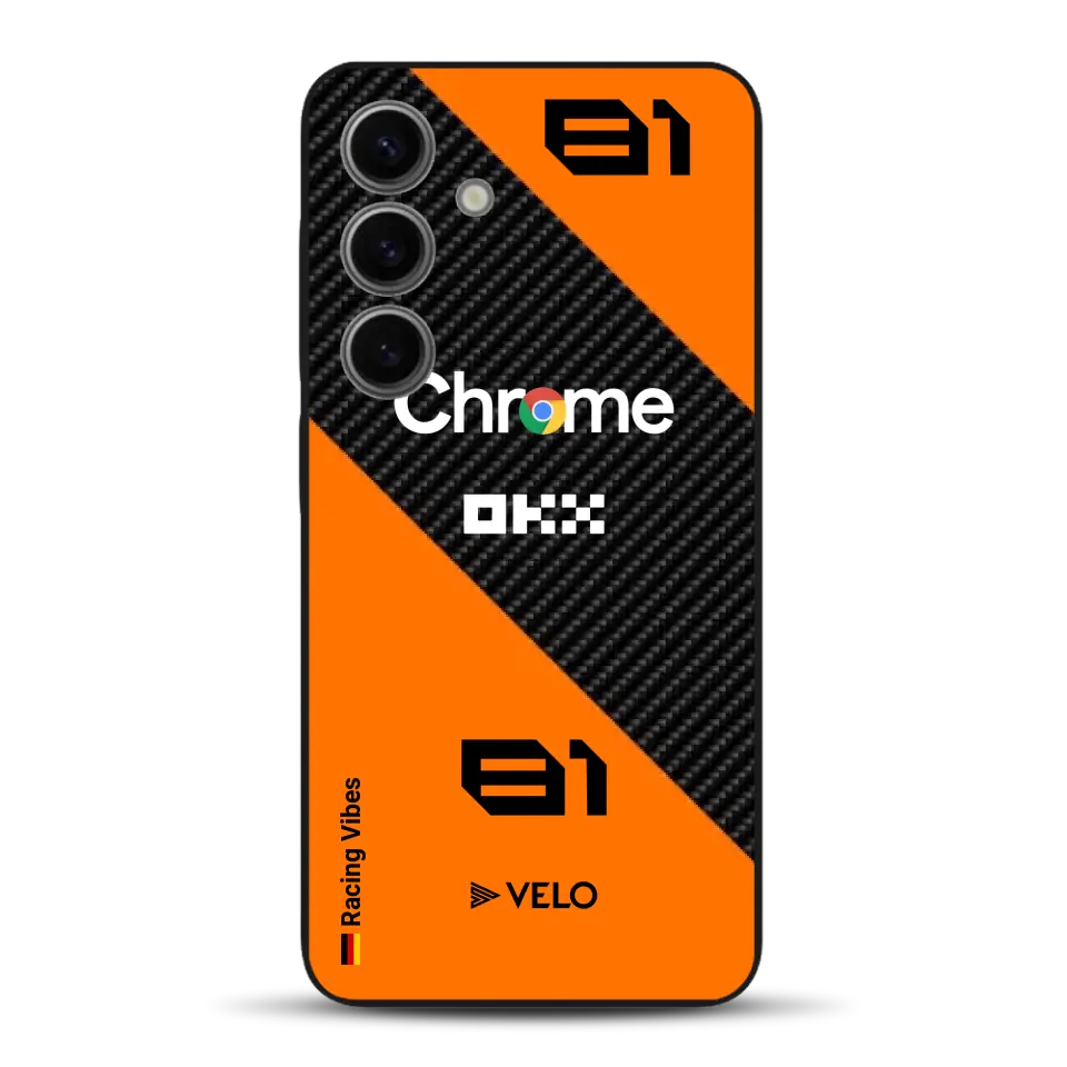 McL F1 2024 Livery - Custodia per cellulare personalizzata per Samsung
