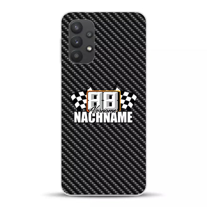 Carbon style #1 - Custom phone case for Samsung