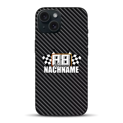 Carbon Style #1 - Individuelle Handyhülle für iPhone