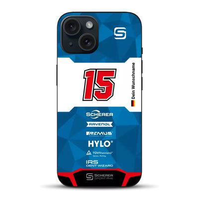 Scherer Sport PHX #15 24h Nürburgring 2024 Livery - Custodia per cellulare personalizzata per iPhone