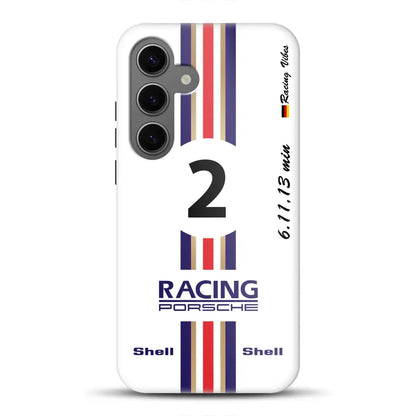 956K #2 Bellof Rekordrunde Nordschleife 1983 Livery – Custodia premium personalizzata per Samsung
