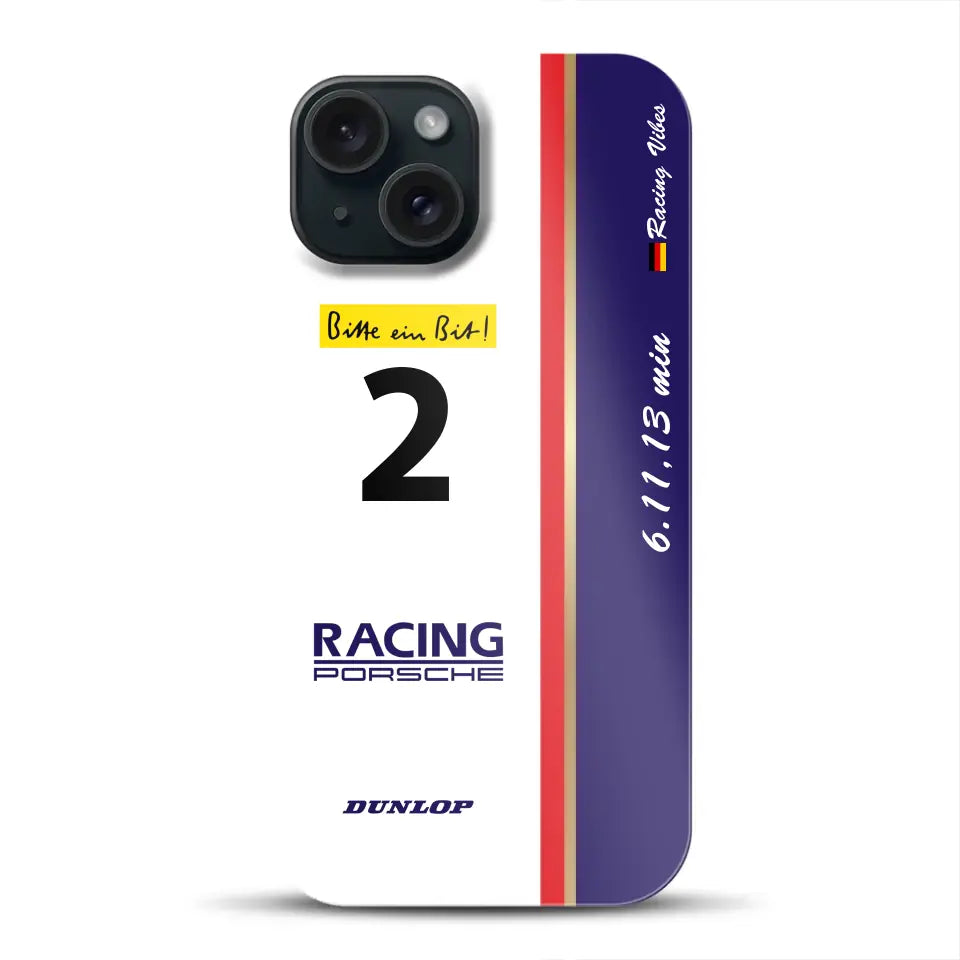 956K #2 Bellof Rekordrunde Nordschleife 1983 Livery - Customized Hardcase Cover for iPhone