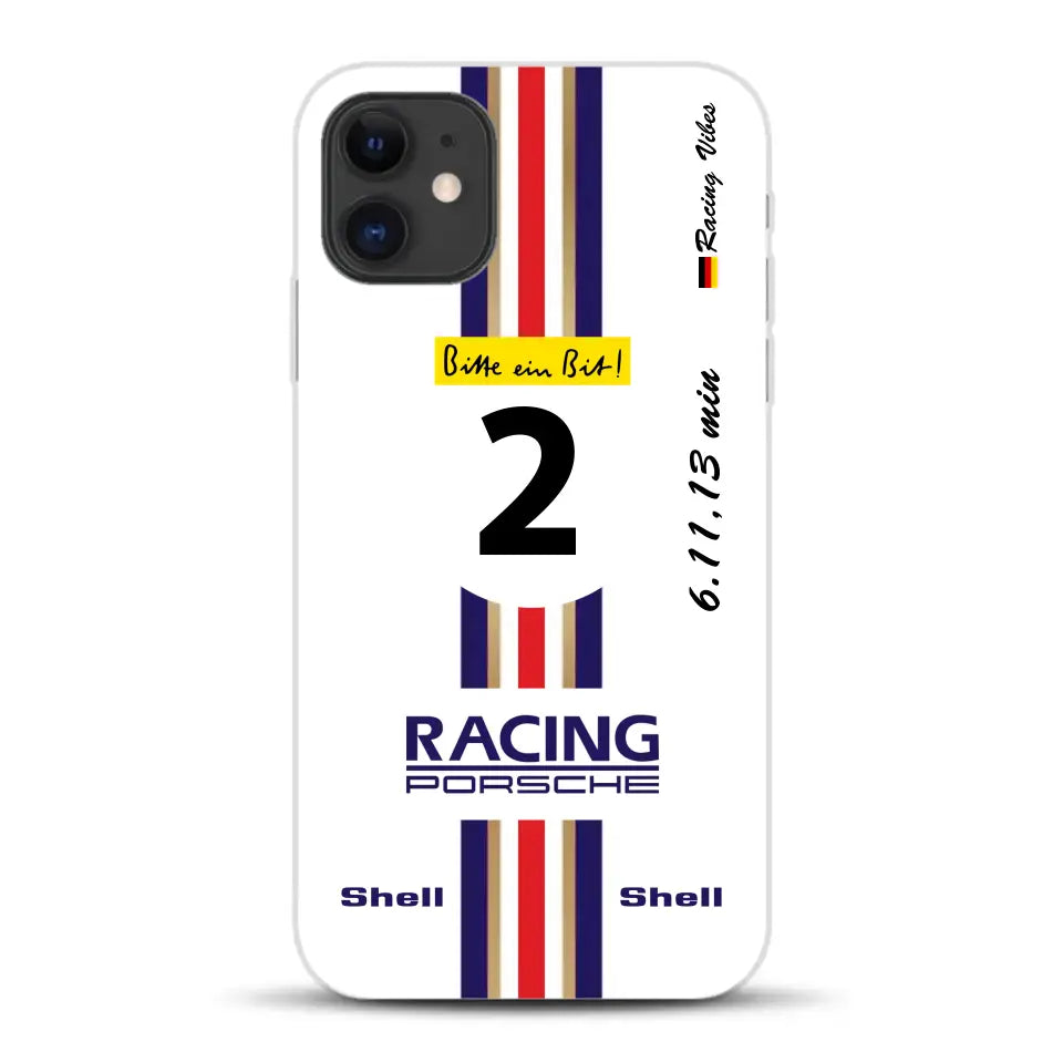 956K #2 Bellof Rekordrunde Nordschleife 1983 Livery - Customized Mobile Phone Case for iPhone