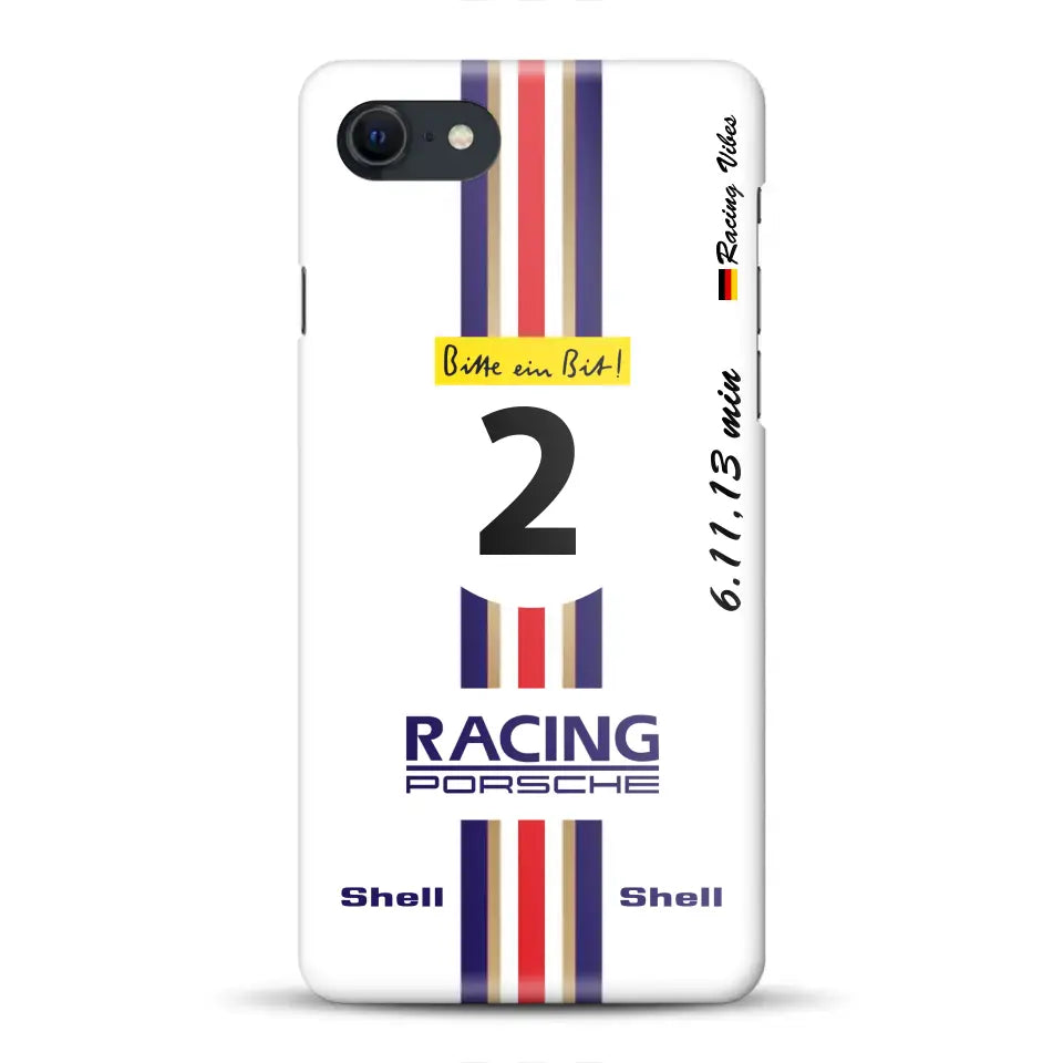 956K #2 Bellof Rekordrunde Nordschleife 1983 Livery - Customized Hardcase Cover for iPhone