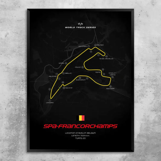 Spa-Francorchamps - Individuelles Wandbild