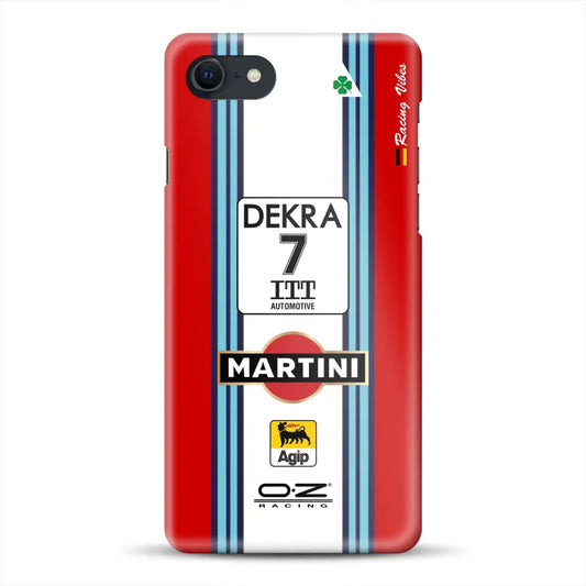 155 V6 TI #7 Nannini Alfa Corse DTM 1995 Livery - Individuelle Hardcase Hülle für iPhone