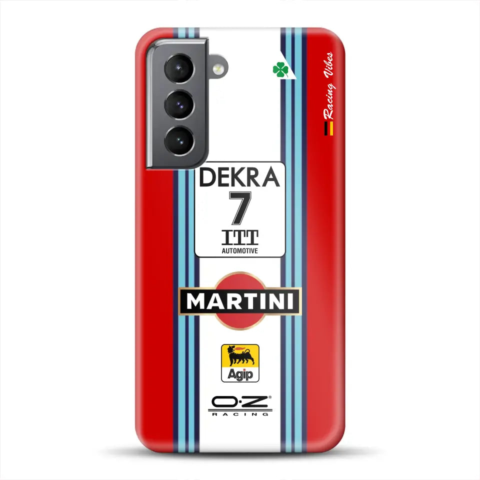 155 V6 TI #7 Nannini Alfa Corse DTM 1995 Livery - Customized Hardcase Cover for Samsung