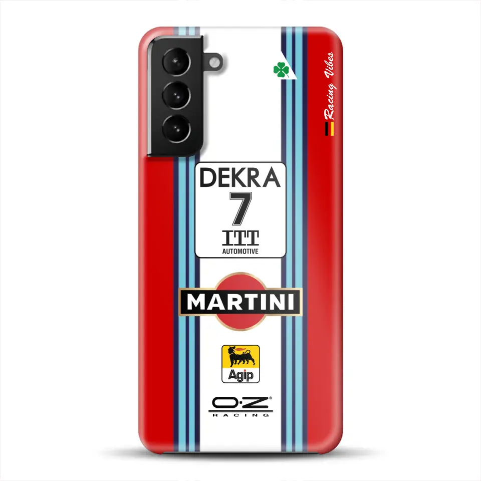 155 V6 TI #7 Nannini Alfa Corse DTM 1995 Livery - Customized Hardcase Cover for Samsung